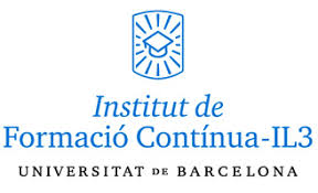 Logo del Institut de formació contínua IL3 Unioversitat de Barcelona